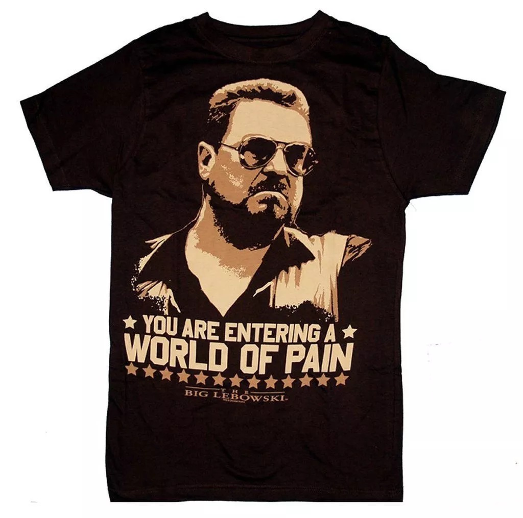 Erwachsene-Braun-Film-Die-Big-Lebowski-Eingabe-EINE-Welt-Von-Schmerzen-Walter-T-Shirt-T-K.jpg_...jpg