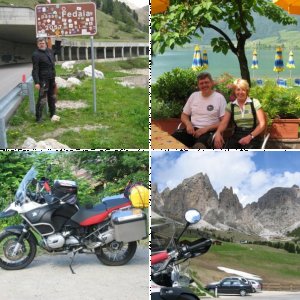 Mit dem Motorrad unterwegs