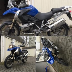 BMW 1200 GS tansanitblau