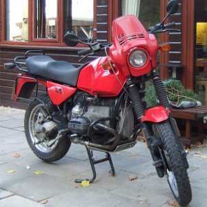 R100GS, 1990, rot