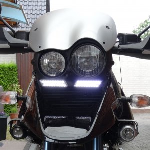 LED Standlicht in der Maske