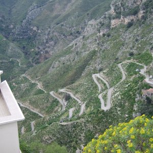 Strasse bei Taormina