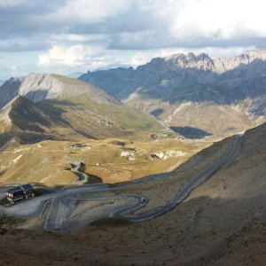 Französische Alpen 09/2015
Col du Galibier, Blick Richtung Norden