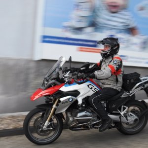 R1200GS in Fahrt