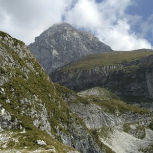 3-Länder-Tour 09/2016
Blick auf den Mangart