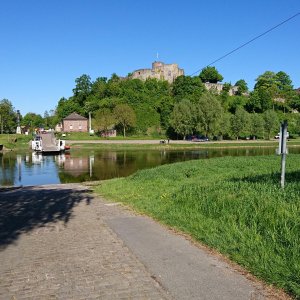 Rückfahrt über Fähre Polle