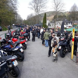 Bikers day im Cafe Hubraum