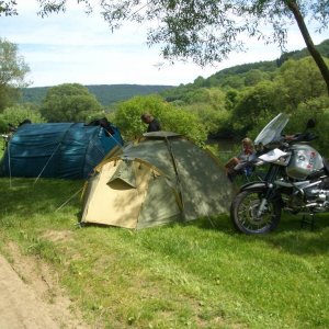 Camping in Bollendorf/Grenze Luxemburg mit Freunden