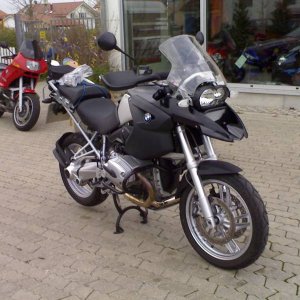 meine 05er R1200GS jetzt in Nachtschwarz