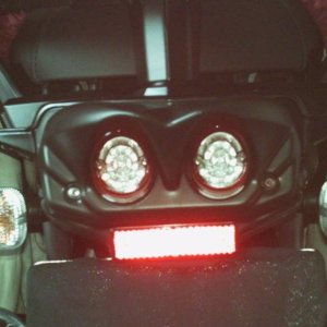 Flat Twin Doppelrcklicht 1200 GS in schwarz...