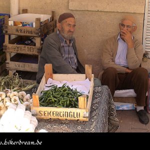 Auf einem trkischen Markt