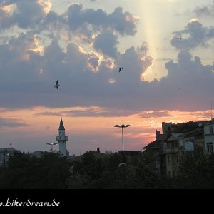 Abendstimmung an der Galat-Brcke