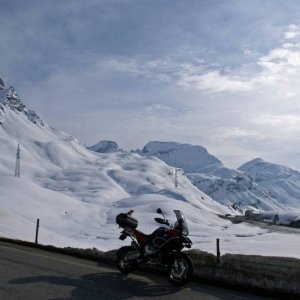 Julierpass April 2009