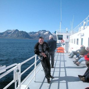 berfahrt mit der Fhre von Bod auf die Lofoten