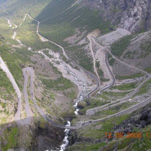 Trollstigen 2006 von oben