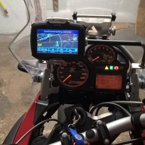 Garmin Zumo 390 mit Touratech Halterung