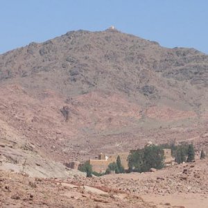 Katherinenkloster mit Berg Moses auf Sinai