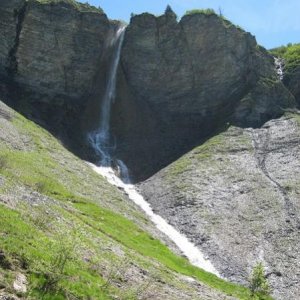 016   Wasserfall am Roselendpass