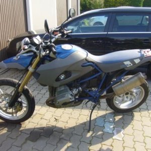 Gussfelgen der R1200 GS m. 320er Bremsscheibe