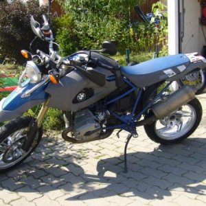 Gussfelgen der R1200 GS m. 320er Bremsscheibe