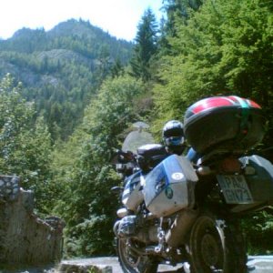 Bihac-Klamm Ostkarpaten