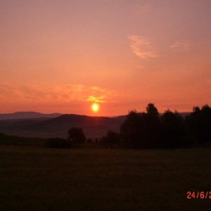 Sonnenaufgang in den Karpaten