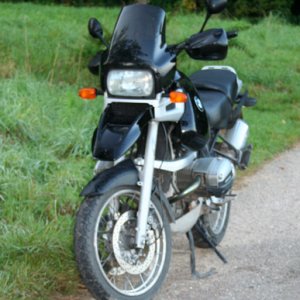 R 1100 GS 1 - auf dem Feldweg