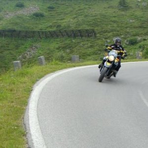 coufi beim linkskurven-training auf der silvretta