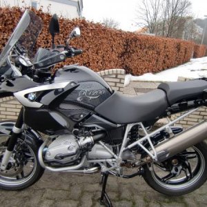 BMW R 1200 GS mit Tourenscheibe