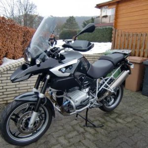 BMW R 1200 GS mit Tourenscheibe