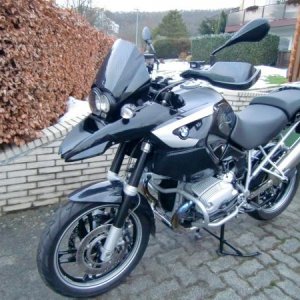 BMW R 1200 GS mit Sportscheibe