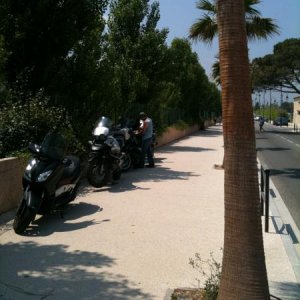 mit den Bikes nach St. Tropez Juli10