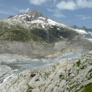 Rhone Gletscher am Furka Pass