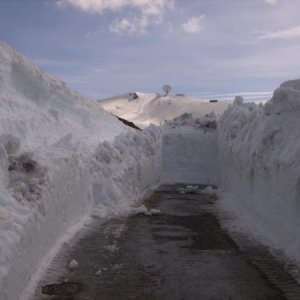 hier ging es nicht mehr weiter in der Sierra Nevada