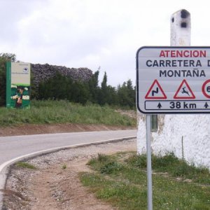 38 km Kurven im Parque Natural Los Alcornocales