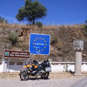 Grenzübergang nach Portugal bei Alcantara