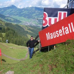 wanderung auf der streif in kitzbühel, mausefalle