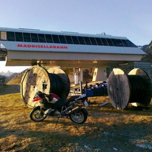 mein arbeitsplatz, madrisellabahn bergstation
silvretta montafon