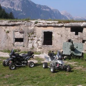 am Predil mit den E.ATV 950 Extreme 06/2005
