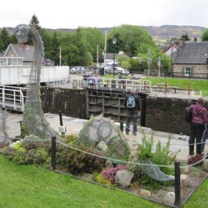 Tag 8 - Nessie lebt. Fort Augustus bei den Neptun's Staircases.