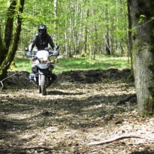 wenig später in den Ardennen - wieder flüssigere Fahrt