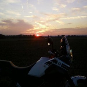 Sonnenuntergang !