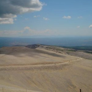 Die Südrampe zum Mont Ventoux