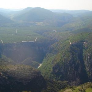 Die "Rennstrecke" um die Gorge du Verdon (Verdonschlucht)