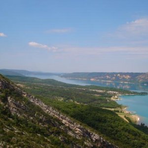 Tolle Sicht auf den Lac de Ste-Croix