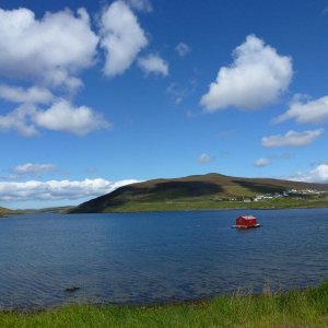 Shetlands - unverbaubarer Seeblick