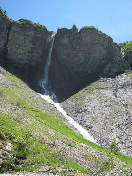 016   Wasserfall am Roselendpass