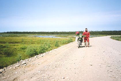 63 kilometer westlich von Churchill Falls, Trans Labrador Highway, Labrador