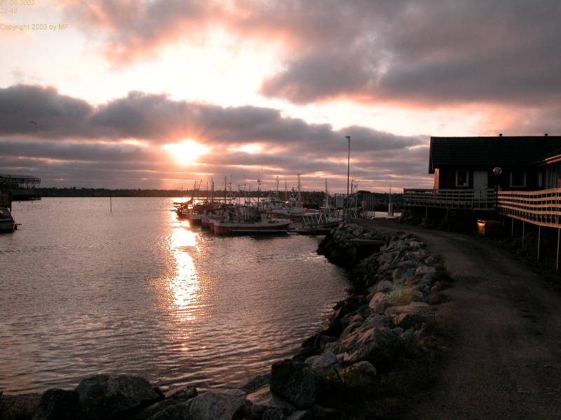 Andenes bei Sonnenuntergang