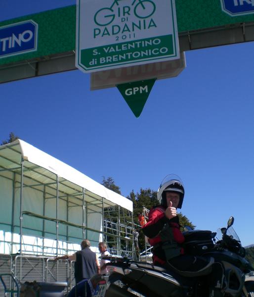 Arrivo Giro di Padania